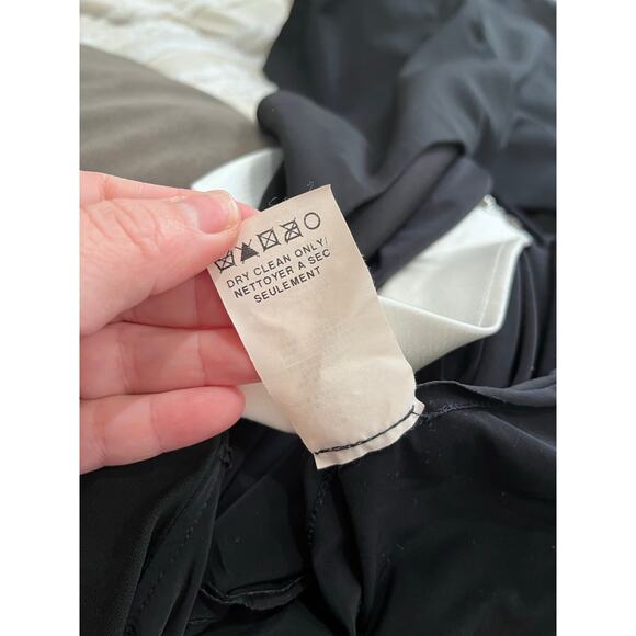 ABS Y2K Black Long Exposed Back Maxi Dress Size M - Picture 11 of 11